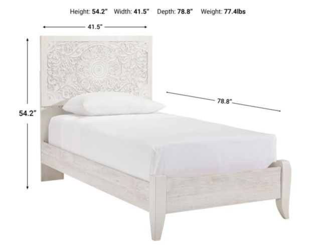 Ashley Paxberry Twin Bed large image number 5