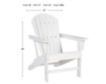 Ashley Sundown Treasure Adirondack Chair White small image number 5