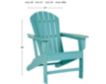 Ashley Sundown Treasure Turquoise Adirondack Chair small image number 5
