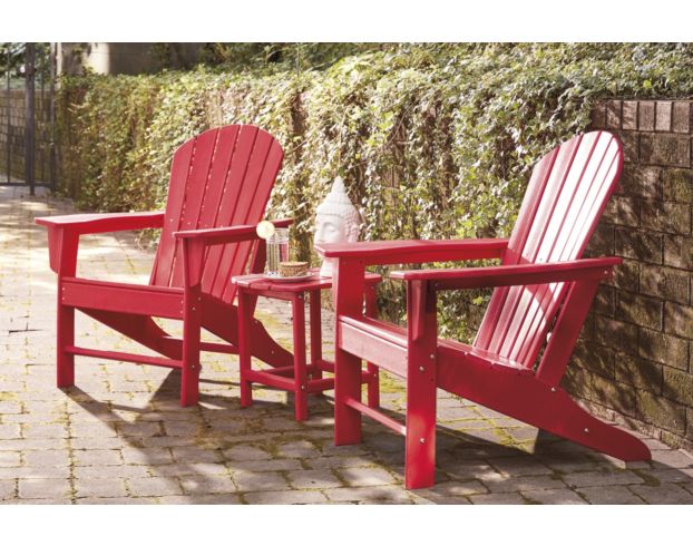 Ashley Sundown Treasure Red Adirondack Chair large image number 2