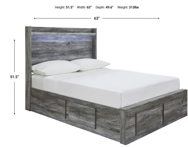 Ashley Baystorm Queen Storage Bed large image number 4