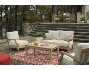 Ashley Clare View Loveseat with Pillows