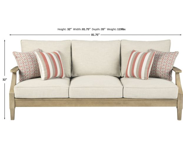 Ashley Clare View Sofa W/4 Pillows large image number 6