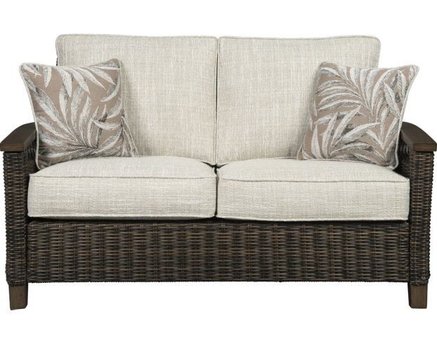 Ashley Paradise Trail Loveseat with Pillows large image number 1
