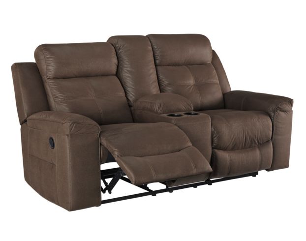 Ashley Jesolo Brown Reclining Console Loveseat large image number 4