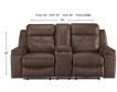 Ashley Jesolo Brown Reclining Console Loveseat small image number 5