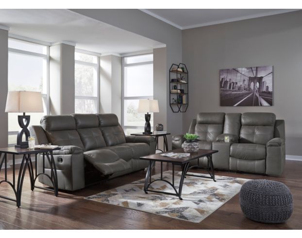 ashley jesolo reclining console loveseat