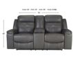 Ashley Jesolo Gray Reclining Console Loveseat small image number 5