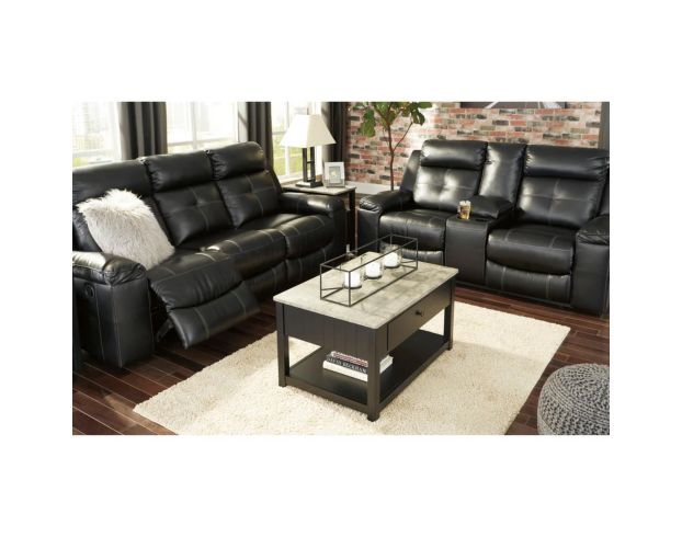 Ashley kempten reclining deals sofa