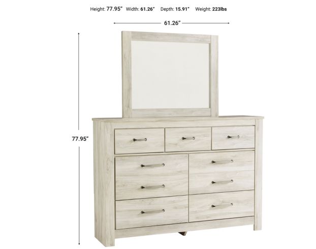 Ashley Bellaby Dresser with Mirror large image number 6