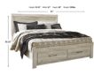 Ashley Bellaby 4-Piece King Bedroom Set small image number 2