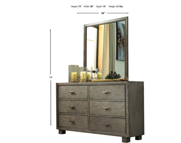 Ashley Arnett Dresser with Mirror large image number 5