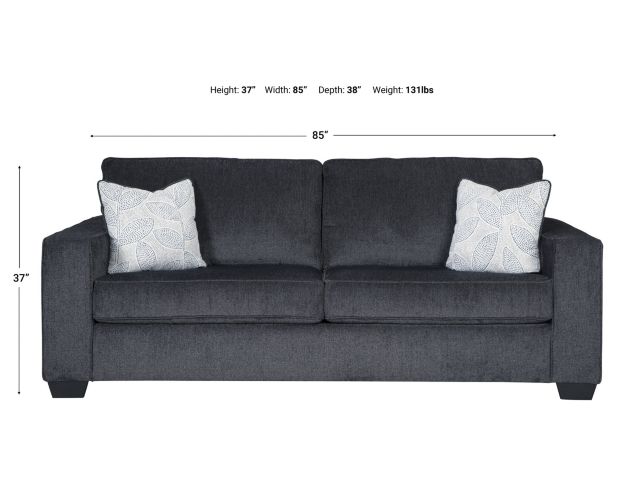 Ashley Altari Slate Sofa large image number 6
