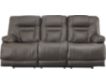 Ashley Wurstrow Gray Power Recline Leather Sofa small image number 1