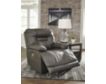 Ashley Wurstrow Gray Power Leather Recliner small image number 2