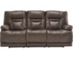 Ashley Wurstrow Brown Power Recline Leather Sofa small image number 1