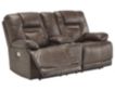 Ashley Wurstrow Power Recline Leather Console Loveseat small image number 4