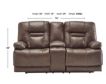 Ashley Wurstrow Power Recline Leather Console Loveseat small image number 5