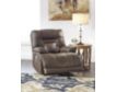 Ashley Wurstrow Brown Power Leather Recliner small image number 2