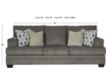 Ashley Dorsten Collection Slate Sofa small image number 6