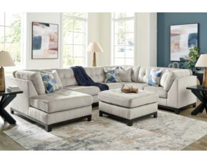 Ashley Maxon Place Stone 3-Piece Sectional with Left Chaise