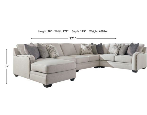 Ashley Dellara 5-Piece Sectional large image number 5