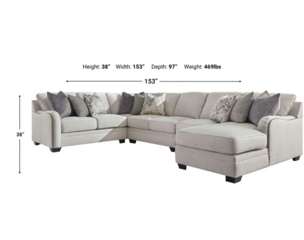 Ashley Dellara 5-Piece Sectional large image number 5