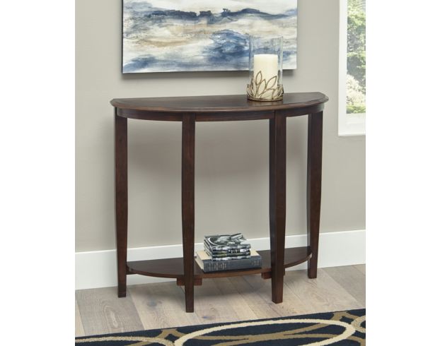 Ashley Altonwood Brown Console Table large image number 2