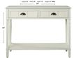 Ashley Goverton White Console Table small image number 3