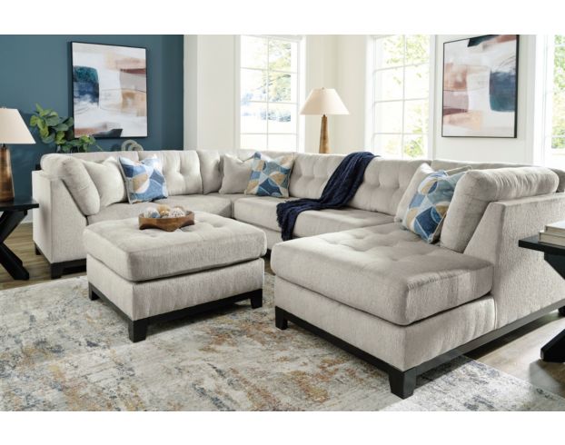 Ashley Maxon Place Stone 3-Piece Sectional with Right Chaise large image number 6