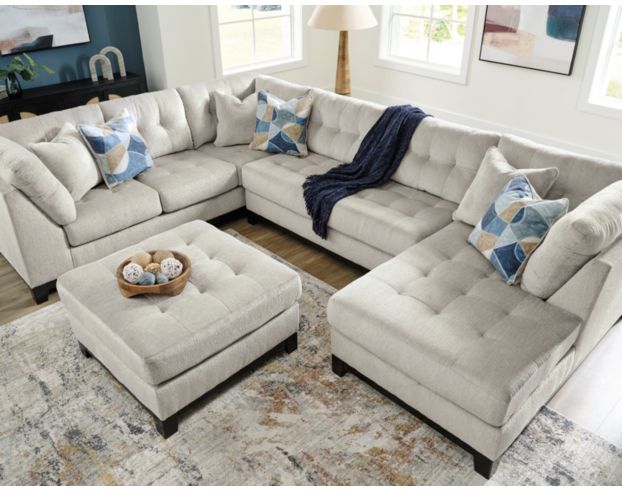 Ashley Maxon Place Stone 3-Piece Sectional with Right Chaise large image number 9