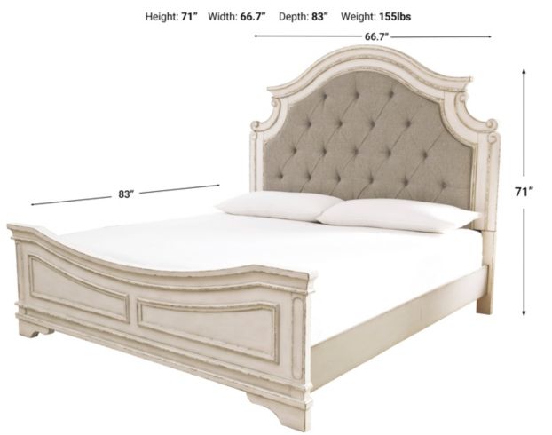 Ashley Realyn Queen Bed large image number 5