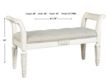 Ashley Realyn Accent Bench small image number 3