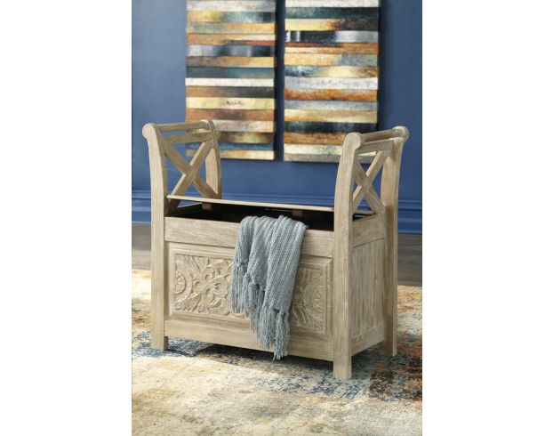 Ashley Fossil Ridge Accent Bench large image number 2
