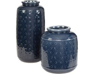 Ashley Navy Blue Vases, Set Of 2
