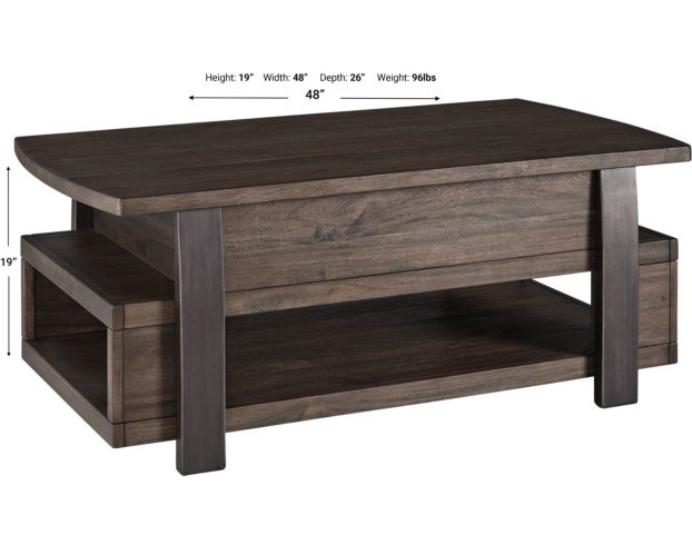 Ashley Vailbry Lift-Top Coffee Table large image number 4