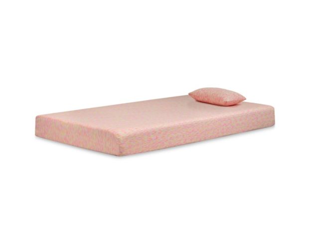 Ashley iKidz Pink Full Mattress in a Box with Pillow large image number 1