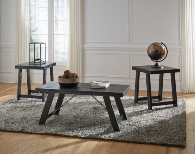 Ashley Noorbrook Coffee Table & 2 End Tables large image number 2
