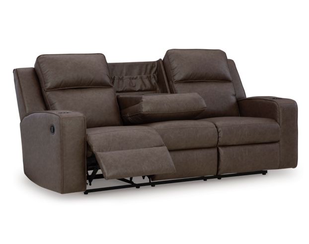 Ashley Lavenhorne Umber Reclining Sofa large image number 4