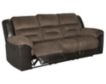 Ashley Earhart Brown Reclining Sofa small image number 3