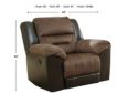 Ashley Earhart Brown Rocker Recliner small image number 3