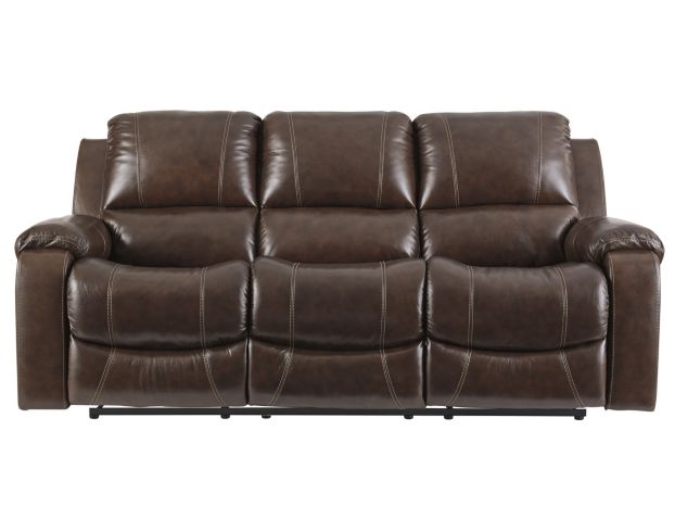 Ashley Rackingburg Leather Reclining Sofa large image number 1