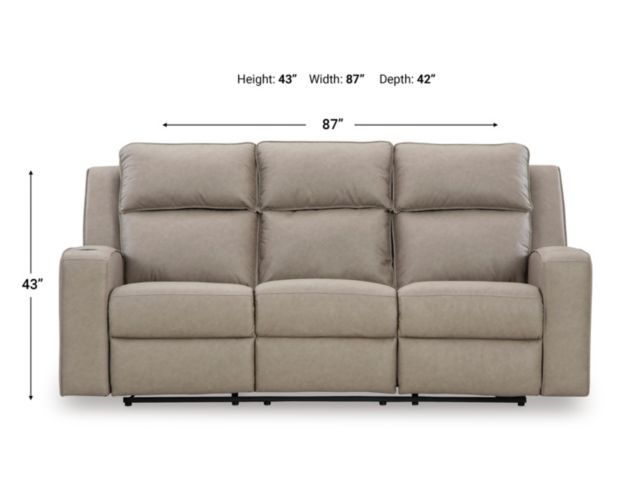 Ashley Lavenhorne Pebble Reclining Sofa large image number 10