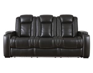 Ashley Party Time Power Recline Sofa with Drop Down Table
