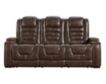 Ashley Game Zone Power Headrest Reclining Sofa small image number 1