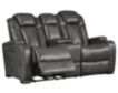 Ashley Turbulance Power Headrest Loveseat with Console small image number 3