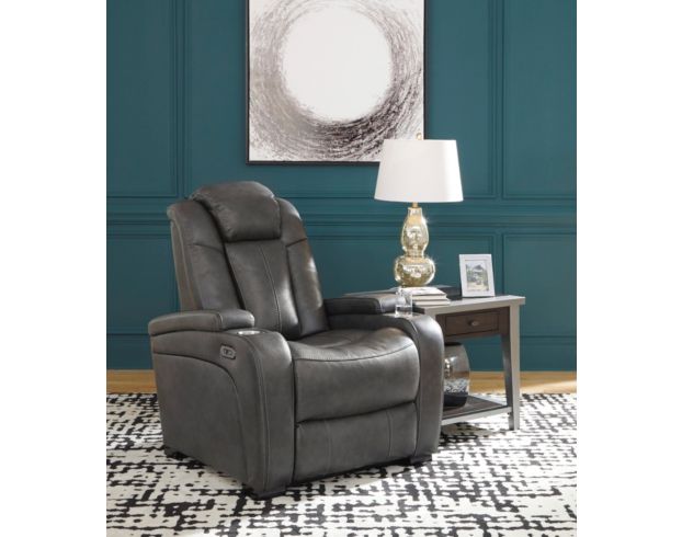 Ashley Turbulance Power Headrest Recliner large image number 2