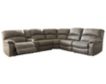 Ashley Segburg Tan 4-Piece Power Reclining Sectional small image number 1