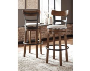 Ashley Valebeck Brown Swivel Barstool