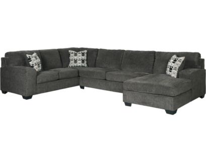 Ashley Ballinasloe Smoke 3-Piece Sectional